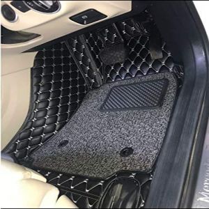 Car Floor Mats for Figo New - black 